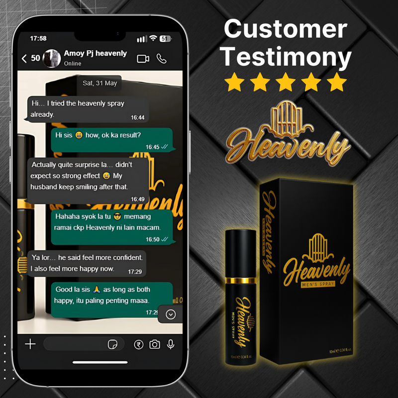 testimoni review heavenly spray tahan lama 9