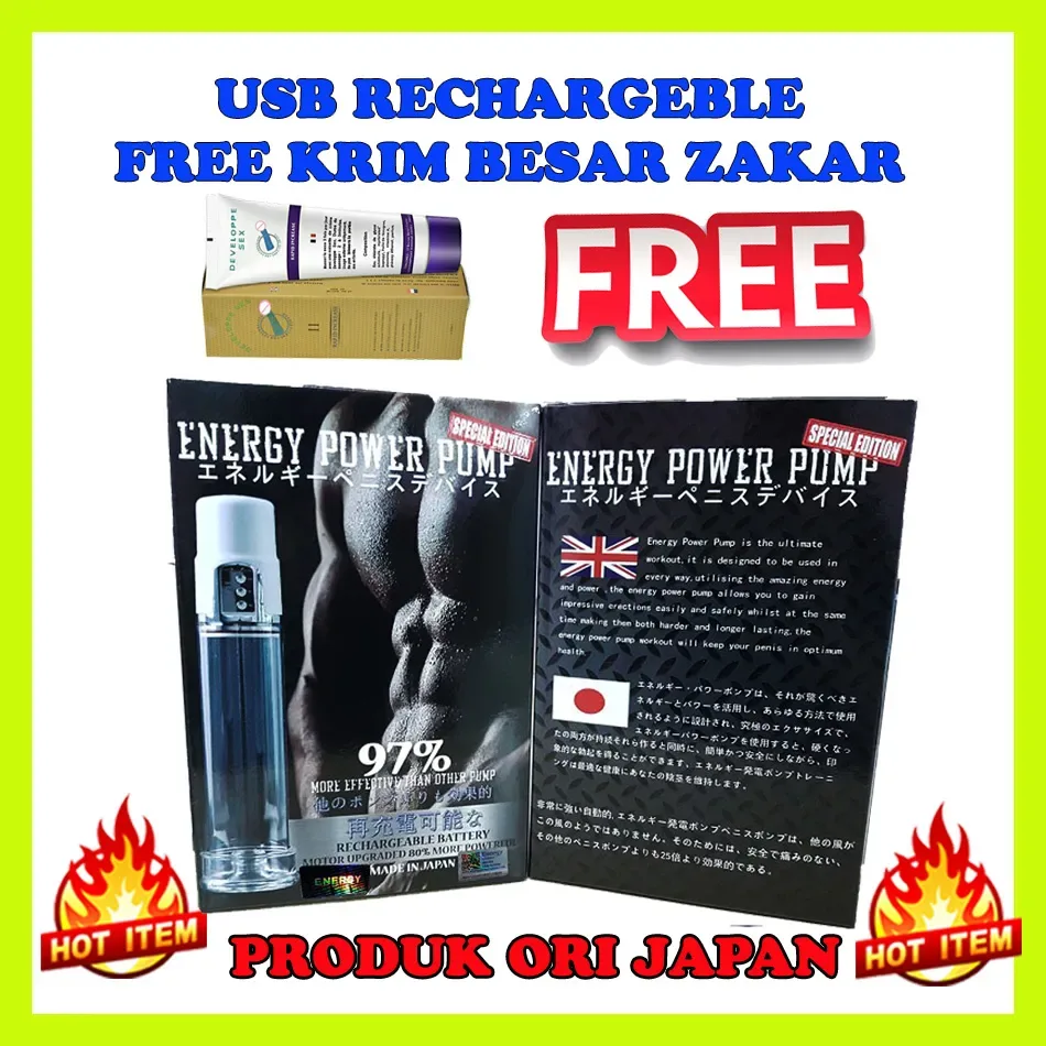 Energy Power Pump Tambah Saiz Zakar